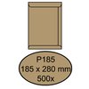 Envelop Quantore akte P185 185x280mm bruinkraft 500 stuks foto