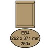 Envelop Quantore akte EB4 262x371mm bruinkraft 250 stuks foto