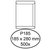 Envelop Quantore akte P185 185x280mm wit 500 stuks