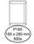 Envelop Quantore akte P185 185x280mm wit 500 stuks