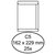 Envelop Hermes akte C5 162x229mm zelfklevend wit pak à 25 stuks