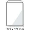 Envelop Hermes akte C4 229x324mm gegomd wit pak à 25 stuks foto