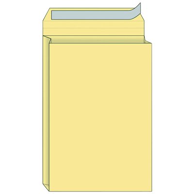 Envelop Quantore monsterzak 229x324x38mm zelfklevend creme 125 stuks
