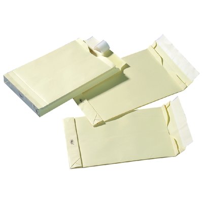 Envelop Quantore monsterzak 229x324x38mm zelfklevend creme 125 stuks