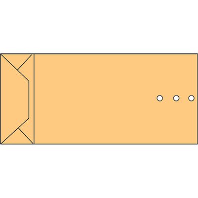 Envelop Quantore monsterzak 120x285x50mm 120gr/m2 br 250 stuks