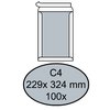 Envelop Quantore bordrug C4 229x324mm zelfklevend wit 100 stuks foto
