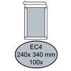 Envelop Quantore bordrug EC4 240x340mm zelfklevend wit 100 stuks foto