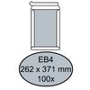 Envelop Quantore bordrug EB4 262x371mm zelfklevend wit 100 stuks foto
