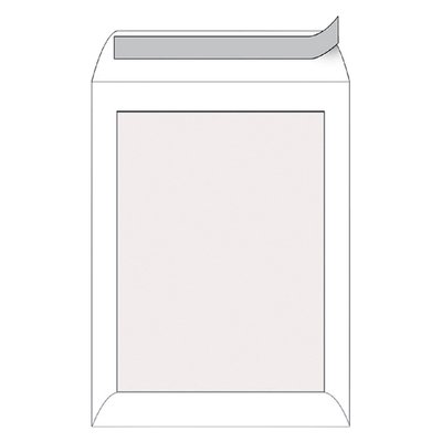 Envelop Quantore bordrug EB4 262x371mm zelfklevend wit 100 stuks