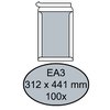 Envelop Quantore bordrug EA3 312x441mm zelfklevend wit 100 stuks foto