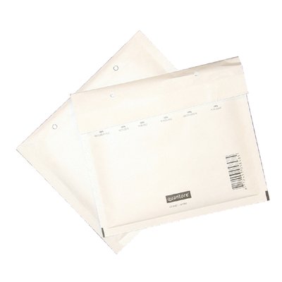 Cd envelop Quantore luchtkussen 175x200mm wit 100 stuks