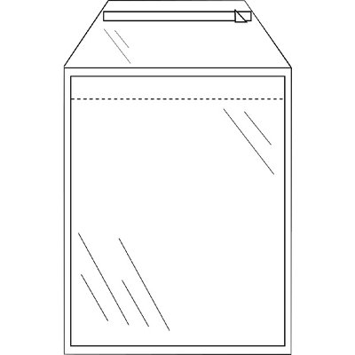 Envelop CleverPack akte B4 245x350mm zelfklevend transparant 50 stuks