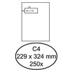 Envelop Quantore 229x324mm venster 4x11cm links zelfklevend 250 stuks foto