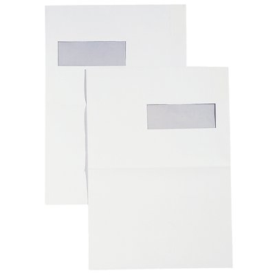 Envelop Quantore 229x324mm venster 4x11cm links zelfklevend 250 stuks