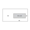 Envelop IEZZY C5/6 114x229mm venster rechts gegomd wit 500 stuks foto