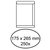 Envelop akte IEZZY 175x265mm zelfklevend 100gr wit 250 stuks