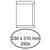 Envelop akte IEZZY 230x310mm zelfklevend 100gr wit 250 stuks