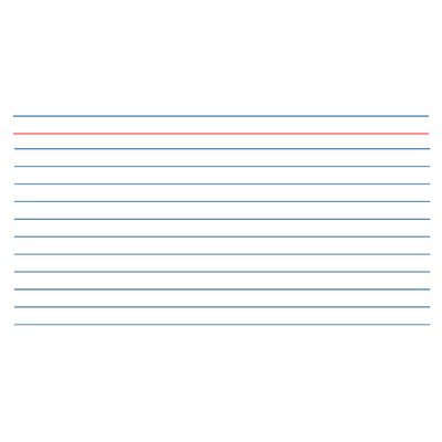Systeemkaarten A7 75x105mm 100 stuks