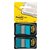 Indextabs Post-it 680 25.4x43.2mm duopack blauw 2x 50 tabs