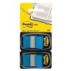 Indextabs Post-it 680 25.4x43.2mm duopack blauw 2x 50 tabs foto