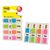 Indextabs Post-it 6834 11.9mmx43.1mm helder 3+1 gratis assorti 35 tabs per dispernser