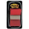 Indextabs Post-it 680 25.4x43.2mm rood 50 tabs foto