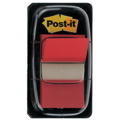 Indextabs Post-it 680 25.4x43.2mm rood 50 tabs