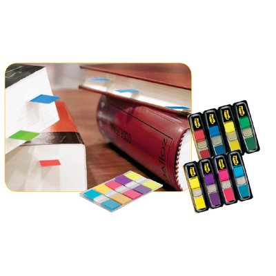 Indextabs Post-it 680 24mmx43.2mm helder assorti 60 tabs