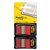 Marque-pages Post-it 680 25,4x43,2mm Pack Duo rouge