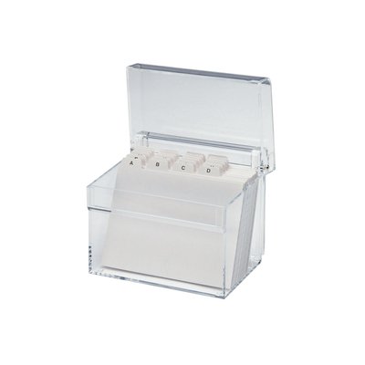 Kaartenbak Maul met index DIN A7 acryl