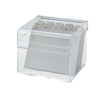 Kaartenbak Maul met index DIN A6 acryl