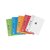 Cahier ADOC A5 carreau 5x5mm 144 pages 90g transparent assorti