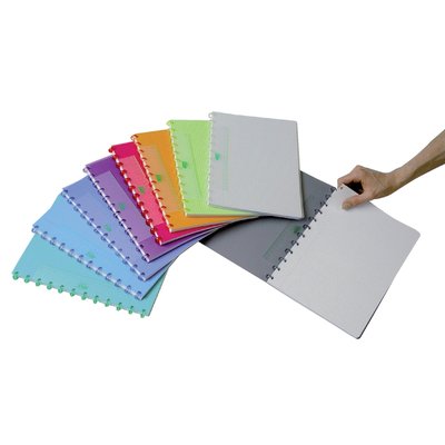 Cahier ADOC A4 carreau 5x5mm 144 pages 90g assorti