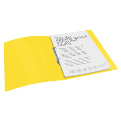 Classeur Esselte VIVIDA A4 2 anneaux méc-O 16mm PP assorti