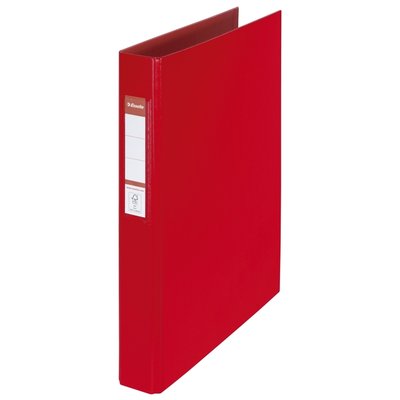 Classeur Esselte VIVIDA A4 2 anneaux méc-O 25mm PP rouge