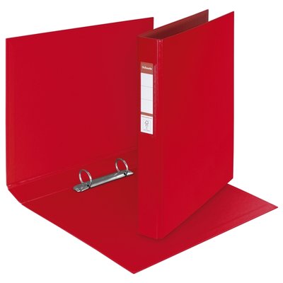 Classeur Esselte VIVIDA A4 2 anneaux méc-O 25mm PP rouge