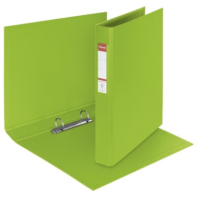 Classeur Esselte VIVIDA A4 2 anneaux méc-O 25mm PP vert