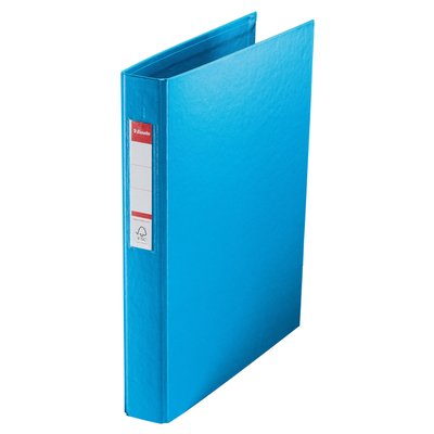 Classeur Esselte VIVIDA A4 4 anneaux méc-O 25mm PP bleu