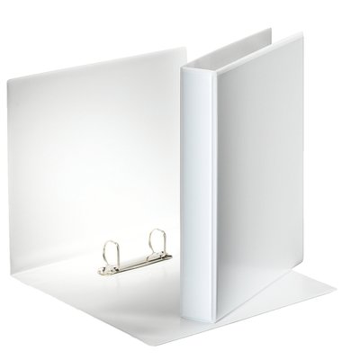 Classeur panorama Esselte Essentials A4 2 anneaux mec-D 30mm blanc
