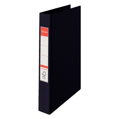 Classeur Esselte A4 23 anneaux méc-O 19mm carton noir