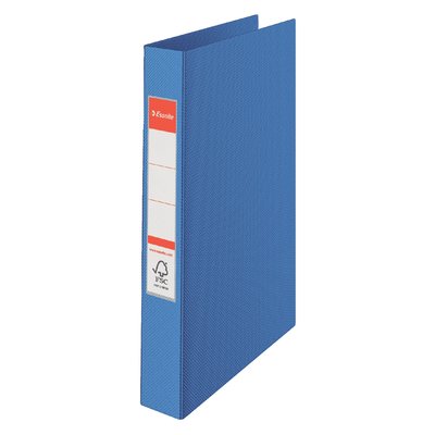 Classeur Esselte A4 23 anneaux méc-O 19mm PP bleu
