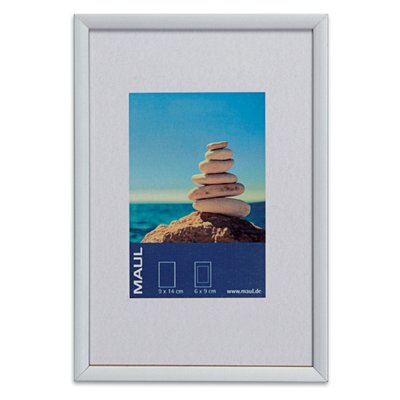 Fotolijst MAUL design 10x15cm aluminium frame zilver
