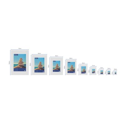 Fotolijst MAUL design 30x40cm aluminium frame zilver
