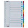 Intercalaire Esselte Standart A4 12 onglets 11 perf carton assorti Photo