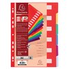 Intercalaires Exacompta 11 perf 6 onglets 225x297mm PP assorti Photo