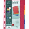 Tabbladen Exacompta 225x297mm 11-gaats 6-delig glanskarton foto