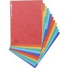 Tabbladen Exacompta 225x297mm 11-gaats 12-delig glanskarton foto
