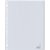 Intercalaire Kangaro G410FM A4 23 perforations 10 onglets + fenêtre PP gris