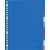 Intercalaire Kangaro A410FM A4 23 perforations 10 onglets + fenêtre PP assorti
