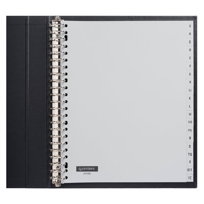 Intercalaire Quantore A4 23 perforations 20 onglets A-Z Extra large gris